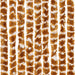 Vliegengordijn 56x200 cm chenille okerkleurig en wit