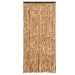 Vliegengordijn 90x200 cm chenille okerkleurig en wit