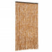 Vliegengordijn 100x200 cm chenille okerkleurig en wit