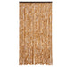 Vliegengordijn 100x200 cm chenille okerkleurig en wit