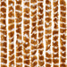 Vliegengordijn 100x200 cm chenille okerkleurig en wit