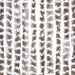 Vliegengordijn 90x200 cm chenille taupe en wit