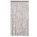 Vliegengordijn 100x200 cm chenille taupe en wit