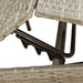 Ligbedden 2 st met tafel poly rattan grijs