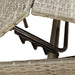 Ligbedden 2 st met tafel poly rattan grijs (alleen VS)