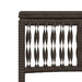 Ligstoelen 2 st met tafel poly rattan bruin