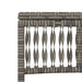 Ligstoelen 2 stuks met tafel Grijs Poly Rotan