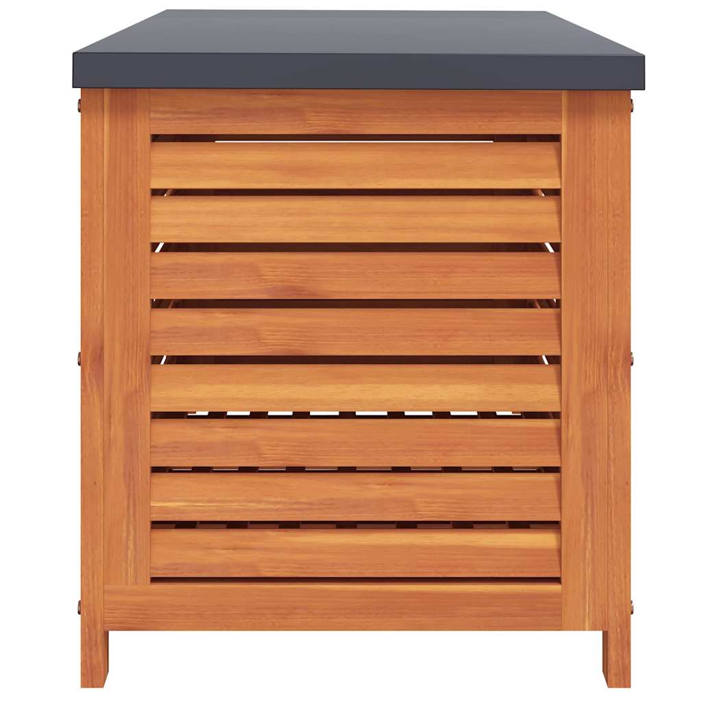 Tuinbox 90x48x55 cm massief eucalyptushout
