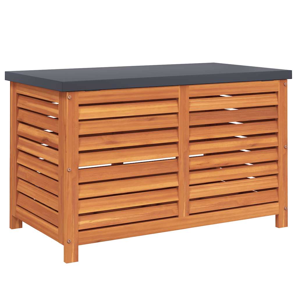 Tuinbox 90x48x55 cm massief eucalyptushout