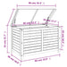 Tuinbox 90x48x55 cm massief eucalyptushout