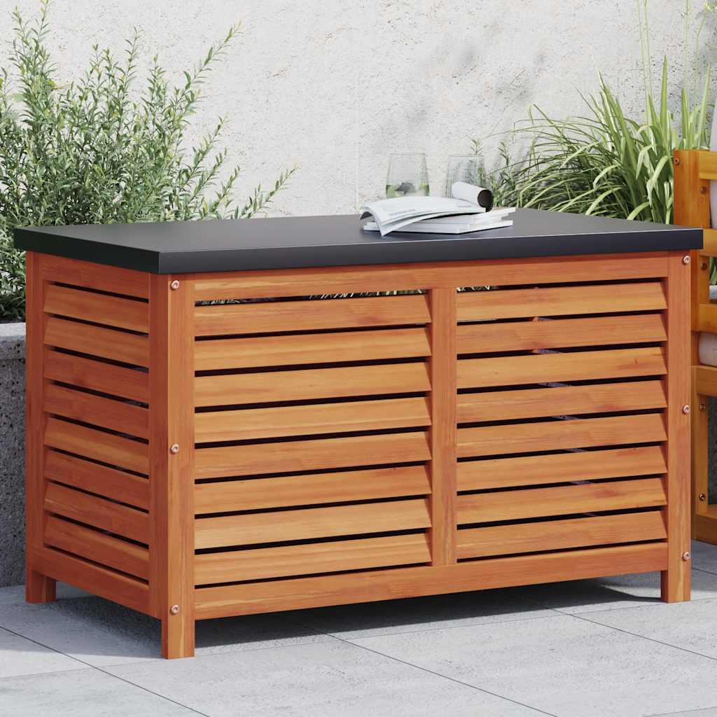 Tuinbox 90x48x55 cm massief eucalyptushout