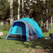 Koepeltent 3-persoons snelontgrendeling blauw