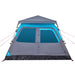 Koepeltent 4-persoons snelontgrendeling blauw