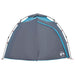 Koepeltent 4-persoons snelontgrendeling blauw
