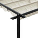 Paviljoen 300 x 300 x 200 cm Crèmekleurig Polyester