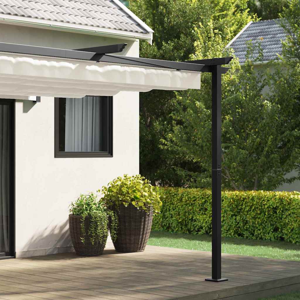 Paviljoen 300 x 300 x 200 cm Crèmekleurig Polyester