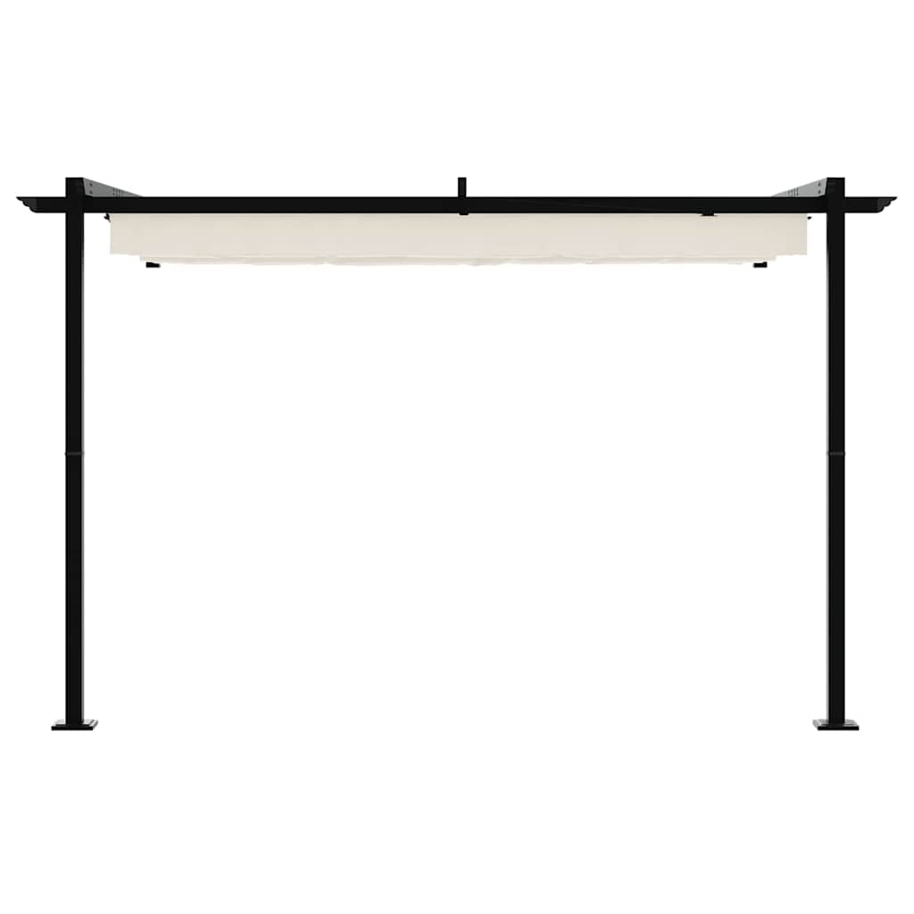 Paviljoen 300 x 300 x 200 cm Crèmekleurig Polyester
