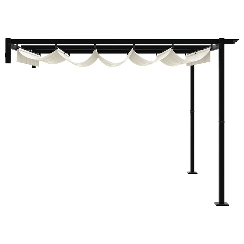 Paviljoen 300 x 300 x 200 cm Crèmekleurig Polyester