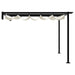 Paviljoen 300 x 300 x 200 cm Crèmekleurig Polyester
