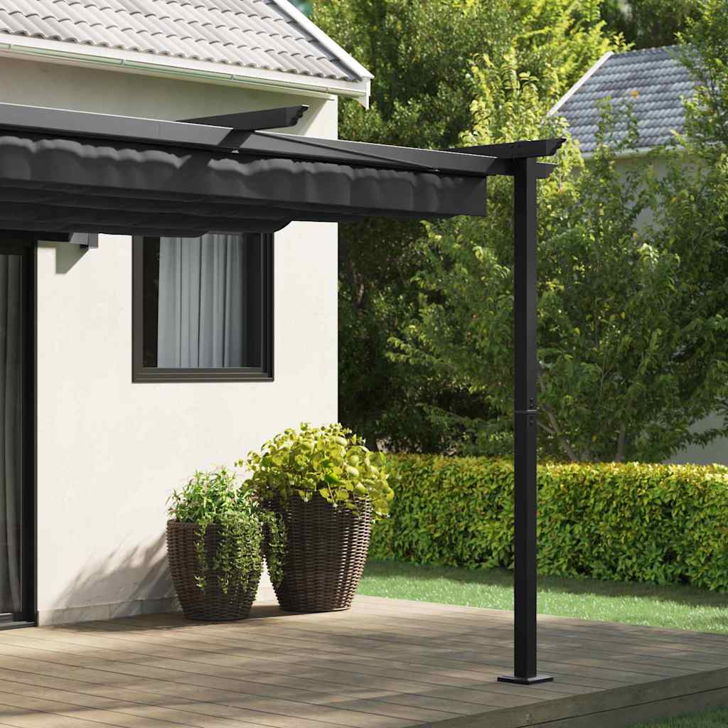 Paviljoen 300 x 300 x 200 cm Antracietkleurig Polyester