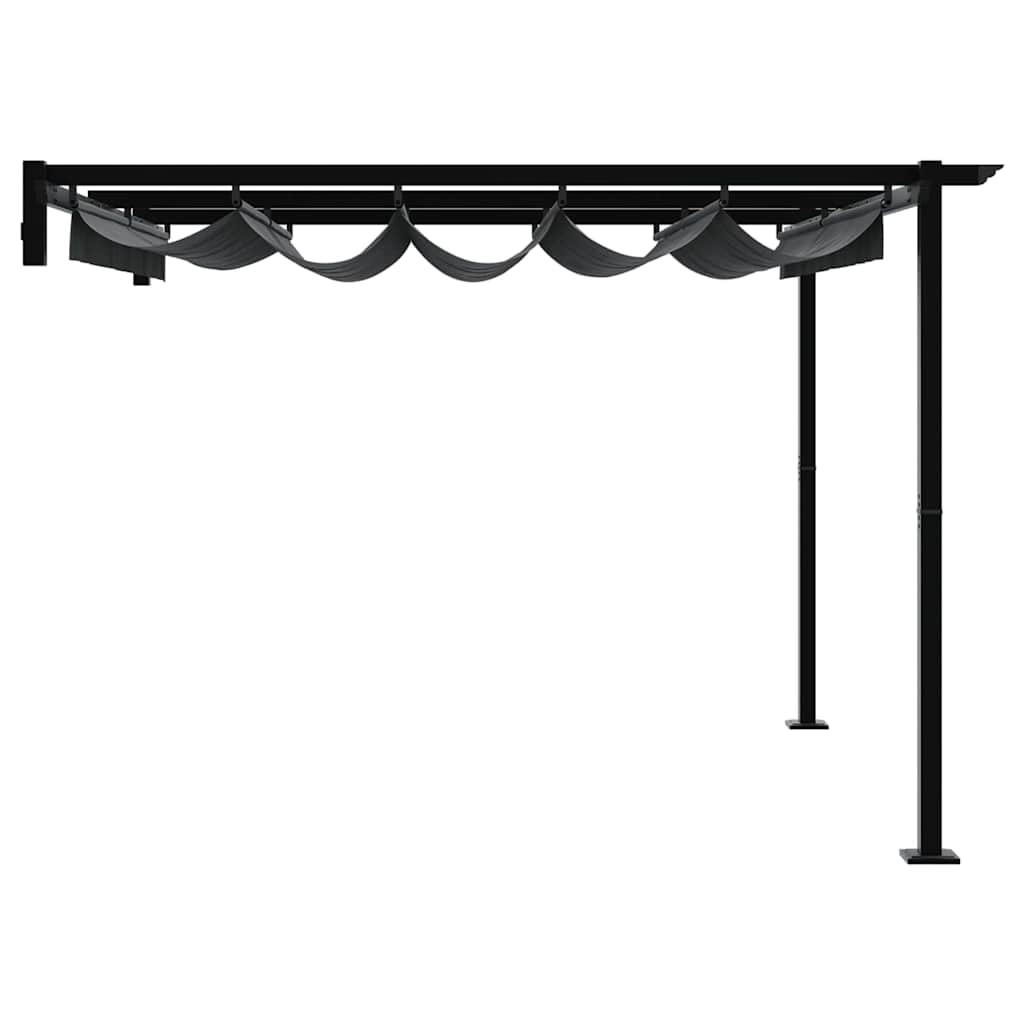 Paviljoen 300 x 300 x 200 cm Antracietkleurig Polyester