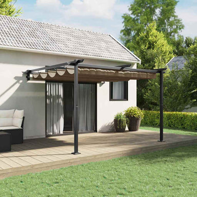 Paviljoen 300 x 300 x 200 cm Taupe Polyester