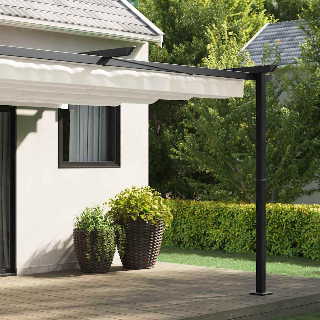 Paviljoen 400 x 300 x 200 cm Crèmekleurig Polyester