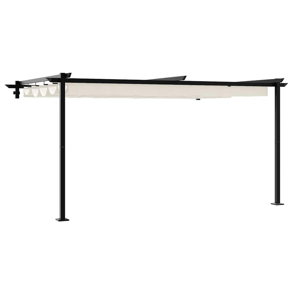 Paviljoen 400 x 300 x 200 cm Crèmekleurig Polyester