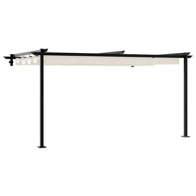 Paviljoen 400 x 300 x 200 cm Crèmekleurig Polyester