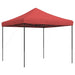 Partytent inklapbaar pop-up 292x292x315 cm bordeauxrood