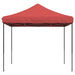 Partytent inklapbaar pop-up 292x292x315 cm bordeauxrood