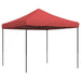 Partytent inklapbaar pop-up 292x292x315 cm bordeauxrood