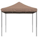 Partytent inklapbaar pop-up 292x292x315 cm bruin
