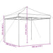 Partytent inklapbaar pop-up 292x292x315 cm terracotta