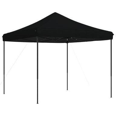 Partytent inklapbaar pop-up 292x292x315 cm zwart