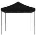Partytent inklapbaar pop-up 292x292x315 cm zwart