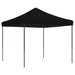 Partytent inklapbaar pop-up 292x292x315 cm zwart