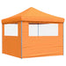 Partytent Inklapbaar Pop-Up Oranje
