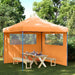 Partytent Inklapbaar Pop-Up Oranje