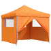 Partytent Inklapbaar Pop-Up Oranje