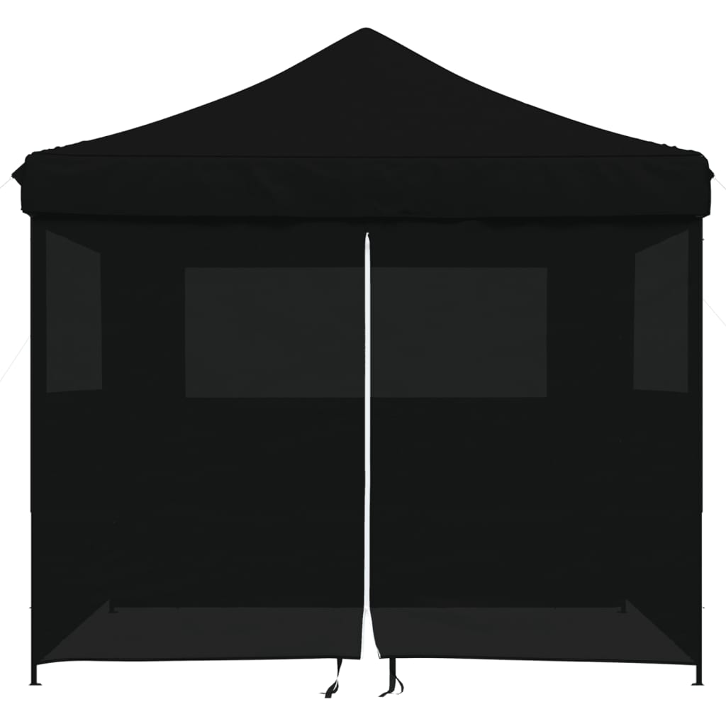 Partytent Inklapbaar Pop-Up Zwart