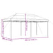 Partytent inklapbaar pop-up 580x292x315 cm beige