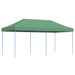Partytent inklapbaar pop-up 580x292x315 cm bruin