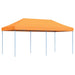 Partytent inklapbaar pop-up 580x292x315 cm oranje