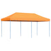 Partytent inklapbaar pop-up 580x292x315 cm oranje
