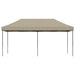 Partytent inklapbaar pop-up 580x292x315 cm taupe