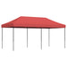 Partytent inklapbaar pop-up 580x292x315 cm bordeauxrood