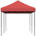 Partytent inklapbaar pop-up 580x292x315 cm bordeauxrood