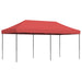 Partytent inklapbaar pop-up 580x292x315 cm bordeauxrood