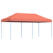Partytent inklapbaar pop-up 580x292x315 cm terracotta